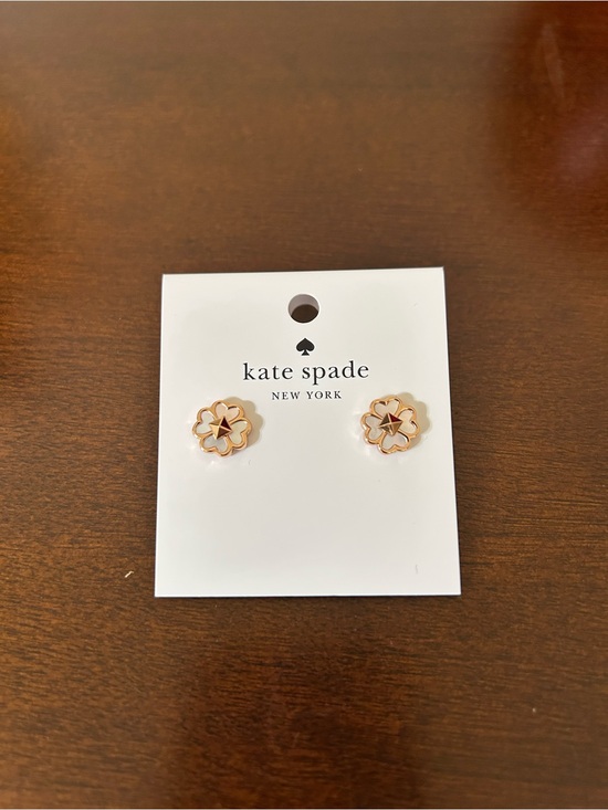 kate spade Jewelry - Kate Spade Rose Gold Spades & Studs Stud Earrings